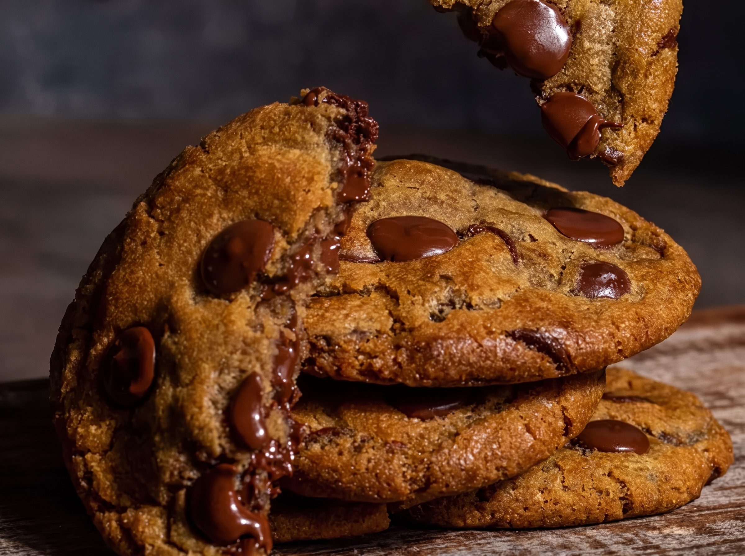Cookie Tradicional com gotas de chocolate